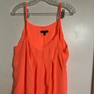 Lane Bryant plus size sleeveless top. Bright coral 18